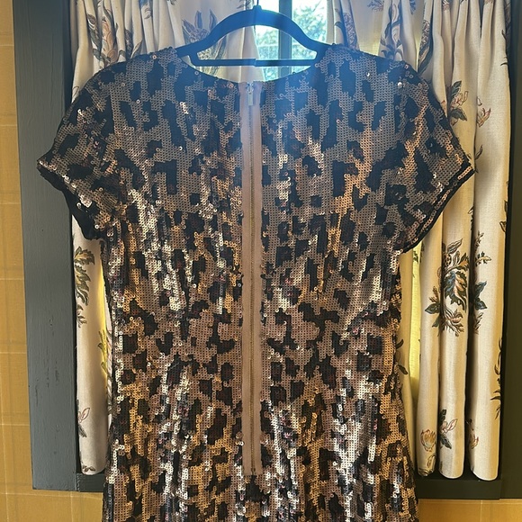 Sequin Shift Dress - Picture 3 of 6